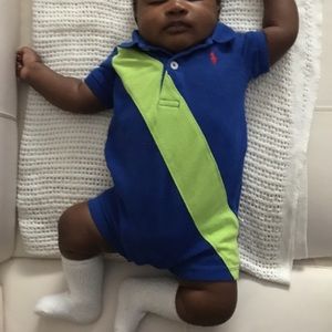 Infant Ralph Lauren Polo Onesie